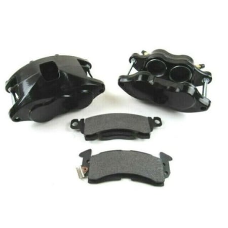 Bous Performance Cast Aluminum GM Style Dual Piston Brake Caliper, Black B12508BK