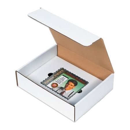 Bubblefast 50-11 1/8 x 8 3/4 x 2'' White CD Literature Mailer Kits, 50PK BFCDLM1182