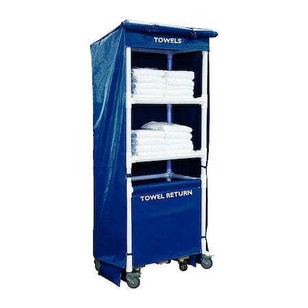 Royal Basket Trucks Towel Station, Navy Blue, Vinyl G32-VVX-TSA-4ULN