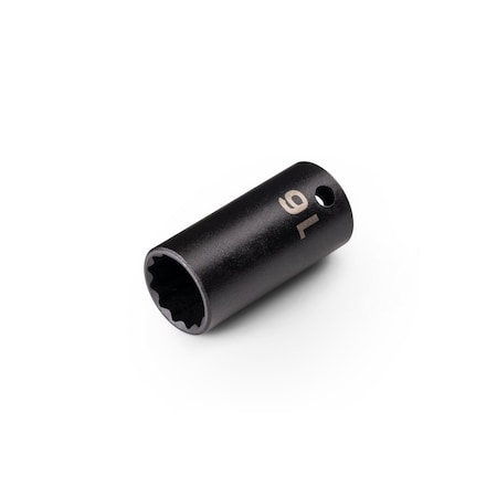 Tekton 3/8 Inch Drive x 16 mm Semi-Deep 12-Point Impact Socket SID14316