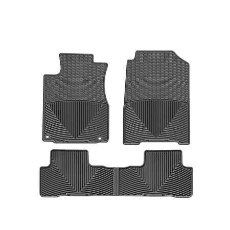 Weathertech Black, Front and Rear All Weather Floor Mats WTHB270162