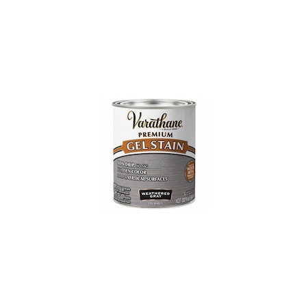 Varathane Premium Gel Wood Stain, Weathered Gray, Qt. 358175