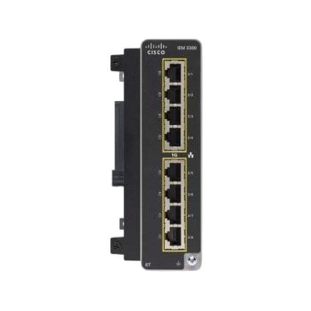 Cisco Catalyst IE3300 Rugged Series Module, 8 Non-PoE Copper IEM-3300-8T=