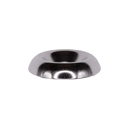 Auveco #8 Countersunk Brass Finishing Washer Nickel, 144PK 7145