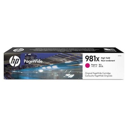 Hp 981X (L0R10A) High Yield Magenta Original PageWide Cartridge (10,000 Yield) L0R10A