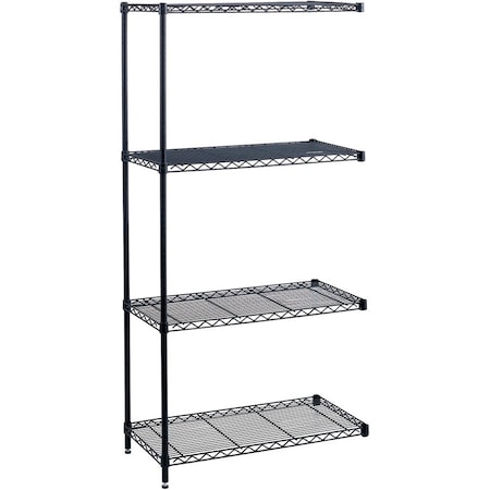 Safco Industrial Shelf Add-On Unit, 36 x 18" 5286BL