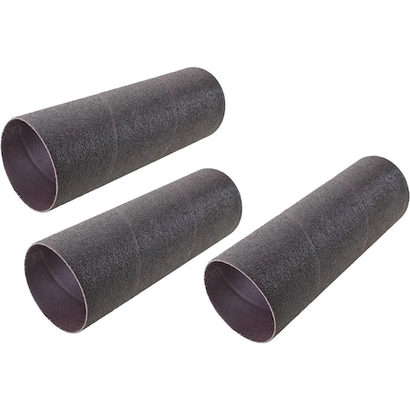 Woodstock 3" Dia. x 9" A/O Hard Sanding Sleeve, 100 Grit, 3PK D4634