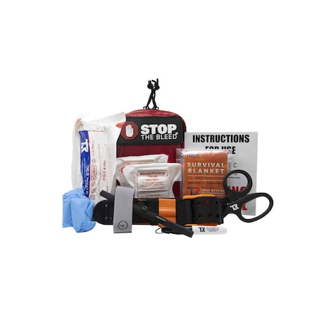 True Rescue STOP THE BLEED Bleeding Control Kit, Standard with SAMXT STB1-S-SAMXT