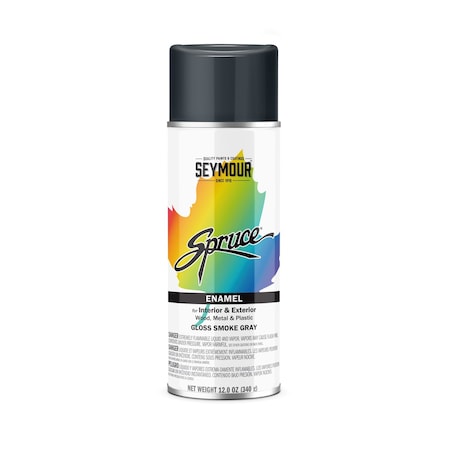 Seymour Of Sycamore Seymour Spruce Enamel Spray Paint, Smoke 98-7