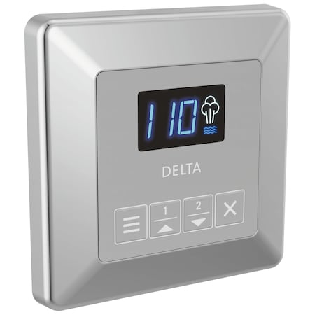 Delta Universal Showering Components Square Steam Control In Lumicoat Chrome EP103309PR