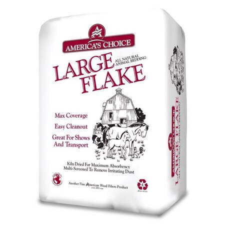 Americas Choice 8 cu. ft. Flake Wood Animal Bedding - Large 7409246