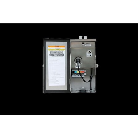 Westgate 300W MULTI-TAP LANDSCAPE TRANSFORMERS TIMER & PHOTOCELL READY-HINGE DOOR TR-300W-MT-SS