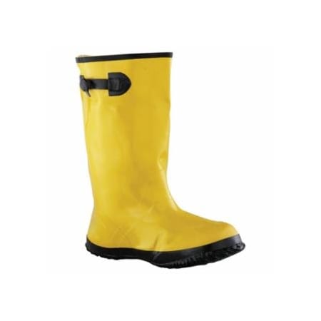 Anchor Brand Slush Boot, 17 in Overshoe, Size 17, Rubber, Hi-Vis Yellow 101-9040-17