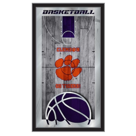 Holland Bar Stool Co Clemson 15" x 26" Basketball Mirror MBsktClmson