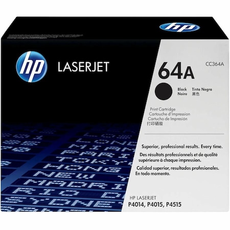 Hp Toner Cartridge, Black CC364A