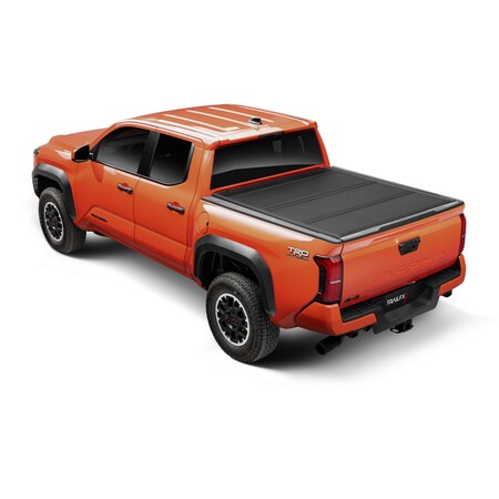Trailfx TrailFX TFX8013; Tonneau Cover; 3 Folds/ 3 Panels; 3 Riding Positions; Lockable; Gloss Black TFX8013
