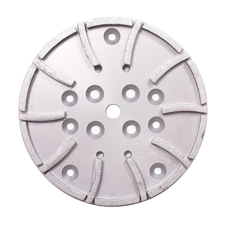 Tomahawk Power 10in Grinding Wheel Diamond 10 Segment Concrete Floor Grinder Disc Blade for Leveling TGW1010