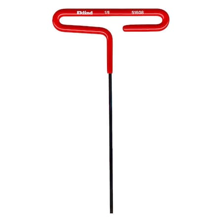Eklind Hex Key, 1/8", Cushion Grip T-Handle, 6" 51608