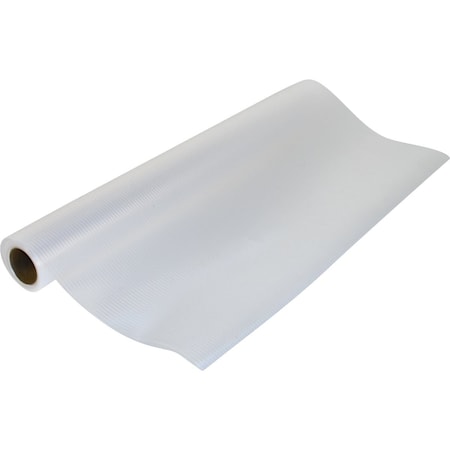 Con-Tact Brand 20'' x 4 Ft. Premium Clear Ribbed Non-Adhesive Shelf Liner 04F-C8P01-01