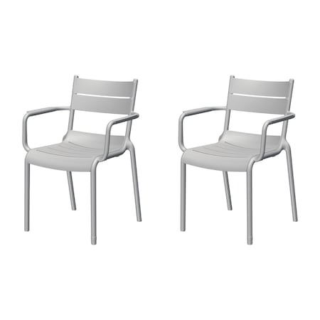 Lagoon Naples Stackable Armchair, 2PK 7220G8-ASLGS