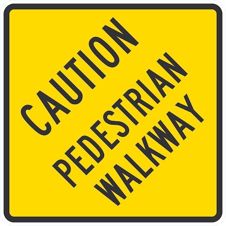 Lyle Pedestrian Walkway, 24x24, Engineer Grade, Yellow G-12804-EG_24x24