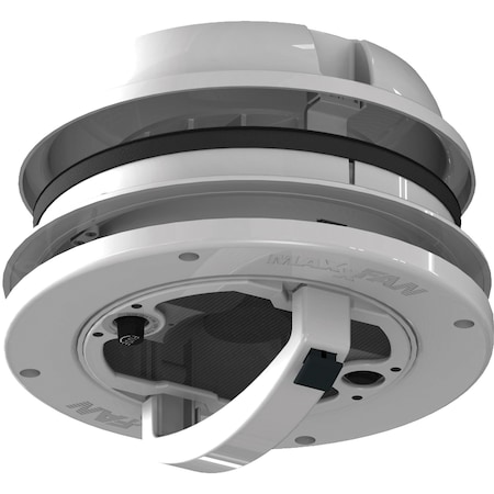 Maxxair Vent INTERIOR ACCESSORIES RV Manual Lift Opening 6 Inch Diameter For 1 Inch Roof Thickness With Screen 00-03812B