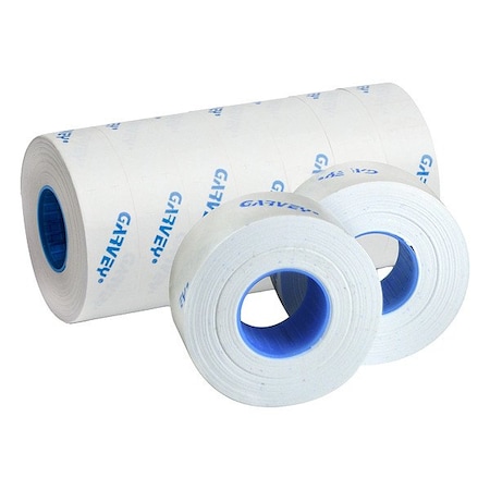 Garvey PricingLabels, White, 7/8inH, 5/8inW 098475