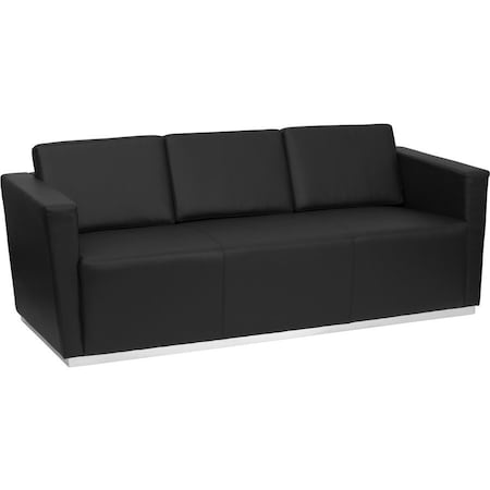 Flash Furniture Sofa, 32" x 31", Upholstery Color: Black ZB-TRINITY-8094-SOFA-BK-GG