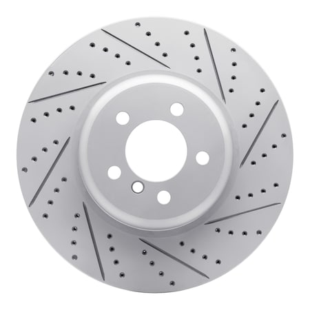 Dynamic Friction Co DFC Geoperformance Rotor - Drilled and Slotted 830-31112R