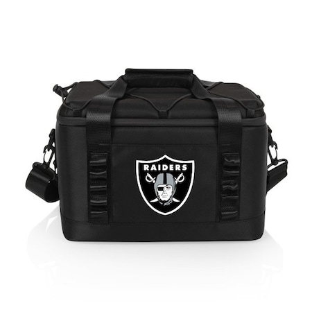 Picnic Time Family Of Brands NFL Las Vegas Raiders - Tarana Superthick Recycled Cooler - 12 can 630-12-179-234-2