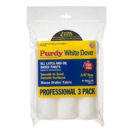 Purdy Paint Roller Cover, PK3 14E863000