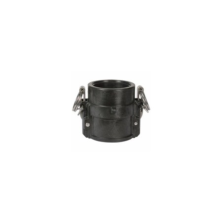 Mi Conveyance Solutions Part D Female Polypropylene Cam & Groove Coupling, 1-1/2 In. 49030575