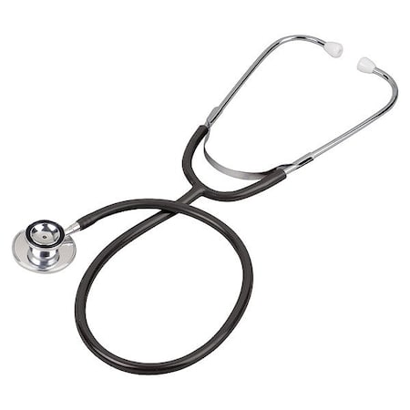 Mazza Healthcare Stethoscope, Black, Adult, 28" L 81-200-BK