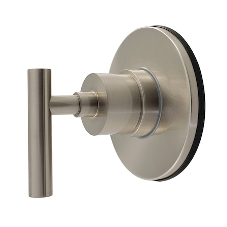 Kingston Brass Single-Handle Six-Way Diverter Valve with Round Trim Kit, Brushed Nickel KS4038CML