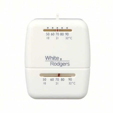 White-Rodgers Economy Mechanical Thermostats, 1 H, 0 C, Transformer, 24VAC 01C20 102S1