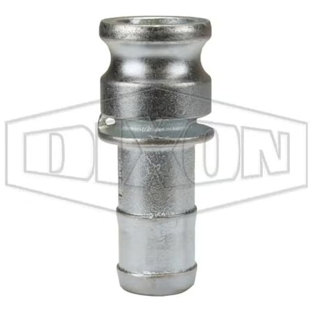 Dixon Boss-Lock Type E Cam and Groove Adapter, 6 in, Male Adapter x Hose Shank, Ductile Iron, Domestic 600-E-PM