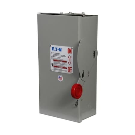 Eaton Safety Switch, Nonfusible, NEMA 3R, Steel DH261URK