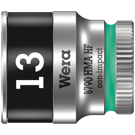 Wera 8790 HMA HF Zyklop socket with 1/4 in drive with holding function, 11 x 23 mm 5003726001