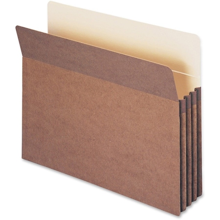 Smead REDROPE DROP FRONT FILE POCKETS, 3.5in EXPANSION, LETTER SIZE, REDROPE, 50PK 73805
