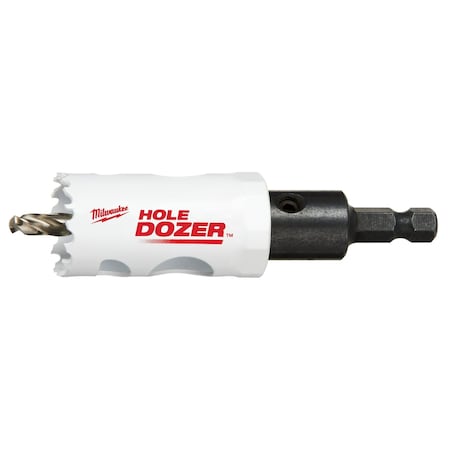 Milwaukee Tool 1-1/8" HOLE DOZER Bi-Metal Hole Saw with Arbor 49-56-9663