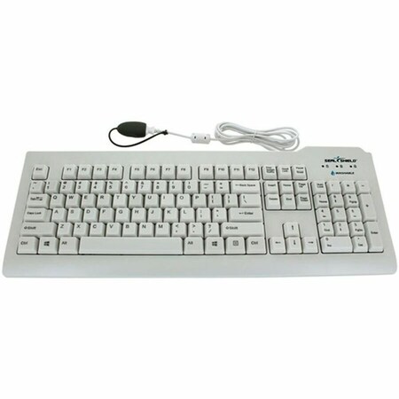 Sealshield SILVER SEAL MEDICAL GRADE KEYBOARD BACKLIT- QUICK CONNECT DISHWASHER SAFE & ANTI SSWKSV207G