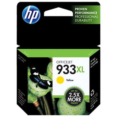 Hp 933XL High Yield Yellow Original Ink Cartridge, 825 Yield CN056AN