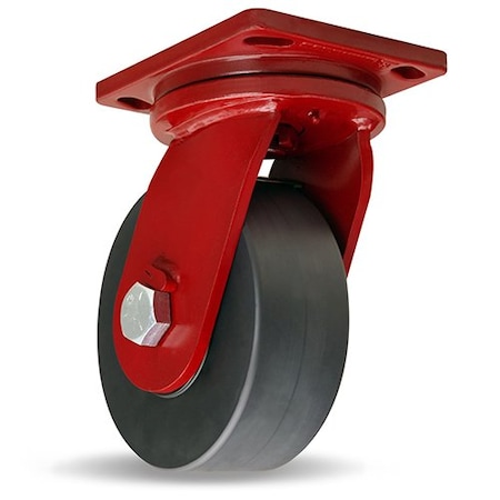 Hamilton Enhanced Precision Super Duty Swivel Caster, 12" x 4" Nylast High Performance Cast Nylon Wheel S-EPSD-124NYB