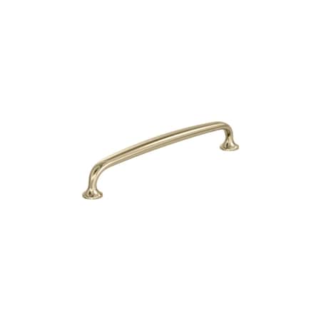 Amerock Renown 6-5/16 inch 160mm Center-to-Center Golden Champagne Cabinet Pull BP36796BBZ