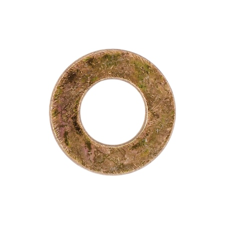 Auveco 3/8in Sae High Strength Washer Zinc Yellow, 100PK 12783