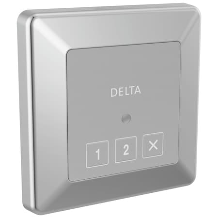 Delta Universal Showering Components Square Exterior Steam Control In Lumicoat Chrome 5CN-220T-PR