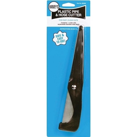 Harvey 0 Pipe and Hose Cutter, 2 in Max PipeTube Dia, 114 in Mini PipeTube Dia, Stainless Steel Blade 93055