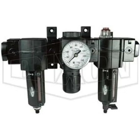 Dixon Norgren by Compact Relieving Combination Unit, 1/2 in Port, 70 SCFM Flow Rate, Aluminum Bowl, 250 p E73-4A-MB