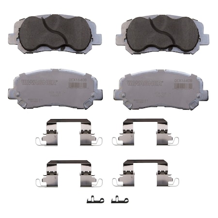 Wagner Brake OEX Front Disc Brake Pad Set Premium Ceramic,  OEX1640B