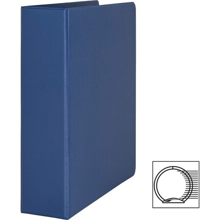 Business Source Basic Round Ring Binders, Dark Blue BSN16464